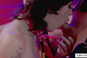Jade Venus And Big T - Busty Trans Bangs A Brunette