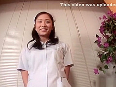 Japan nurse gets jizz on mouth after POV show