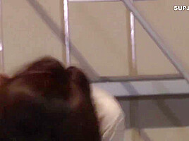 Japanese Babe with sensitive body have sex with stranger