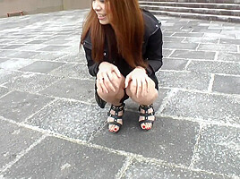 Japanese Hottie Kai Miharu Loves Taking Dick Outdoors