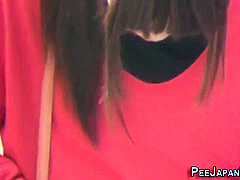 Japanese Hussy Pisses On The Street