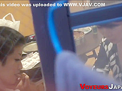 Japanese Lesbian Eats Out