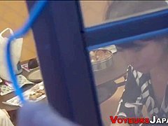 Japanese Lesbian Eats Out