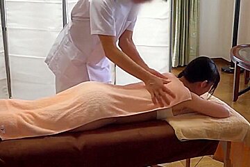 Japanese Wife Sex In Massage Cuckold Hubby Spies