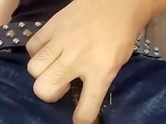 Japanese college girl get fuck with her jeans 3