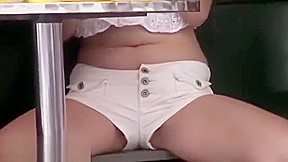 Japanese horny redhead outdoor sex