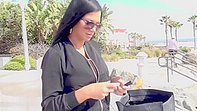 Jasmine Jae brings her young boy toy along for a POV fucking