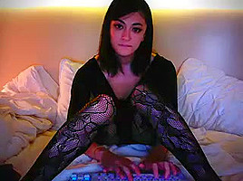 Jerking Her Pretty Cock Until She Cums