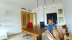 Job Interview With Best Boss - Blowjob, Anal Fuck, Pussy Creampie