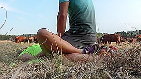 Jogger Girl Fucked And Cum Showered In The Forest