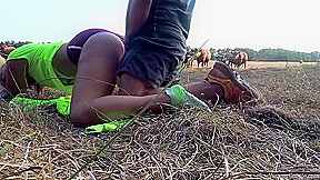 Jogger Girl Fucked And Cum Showered In The Forest