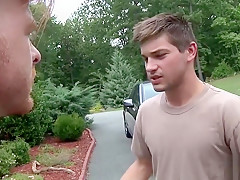 Johnny Rapid enjoys his neighbors guys only pool party