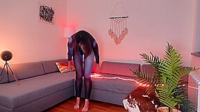 Just teasing you with a barely see through body suit