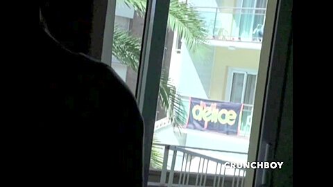 Kameron Frost Enjoys With His Mate On The Terrace ( Public Blowjob ) And In The Room - ExhibBoys