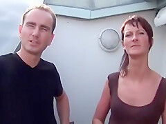 Katja & Marc On The Balcony