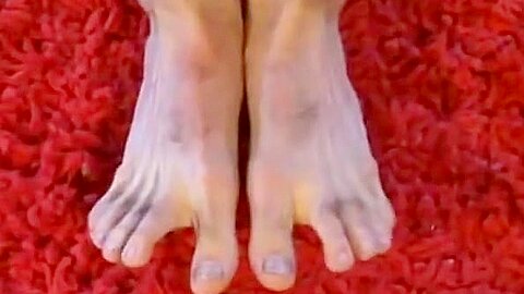 Kinky Shane keeps his undies on but teases with his feet