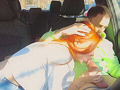 Kisankanna1 - Blowjob In Car And Swallow Sperm