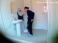 Korean Stepmom with a hairy pussy