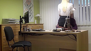 LOAN4K  Agent drills mouth, pussy, and asshole of blonde in