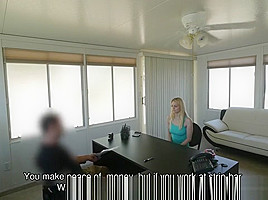 LOAN4K Hottie wants to get rid of her financial problems having sex