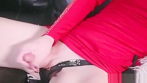 Ladyboy in Red 