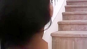 Latina Gabriela Finishes A Blowjob