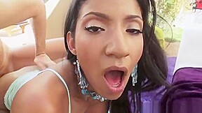 Latina sex video featuring Sharon Lee, Jenna Justine and Sadie Santana