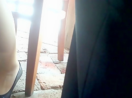 Legs Under Table #3