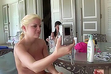Lesbian showers shoot