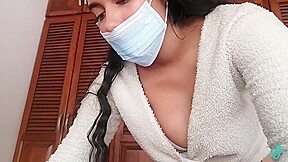 Licking His Cum From The Mask - Catalina Days