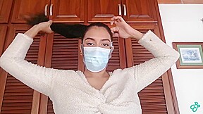 Licking His Cum From The Mask - Catalina Days