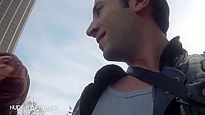 Lilith Hungry redhead slut catched up in the street fu