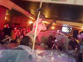 London Keyes at AMP gives Aja' ChaChanhsy a Dance
