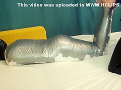 Long-term Mummification  Encasement Duct Tape Bondage