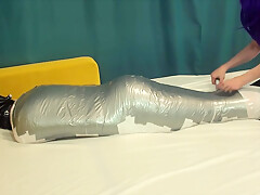 Long-term Mummification  Encasement Duct Tape Bondage