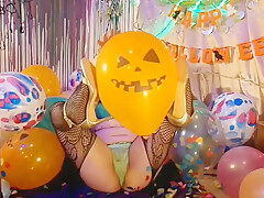 Looner Balloon Play! 50+balloons, Helium Voice Dirty Talking Joi B2p, Hump&sucked, Helium Inhalation