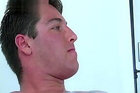 Luke strips naked and models 1