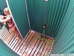 Luxury Young Woman Caught In Shower By Horny Perverts