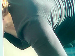 MILF Bends Over To Show Off Her Rack