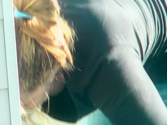 MILF Bends Over To Show Off Her Rack