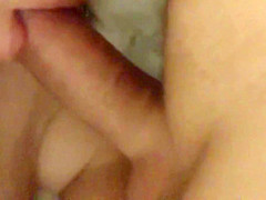 MILF sucks cock