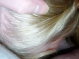 MY SLUT SWALLOWING MY NUT 2