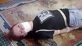 Maddy hogtied
