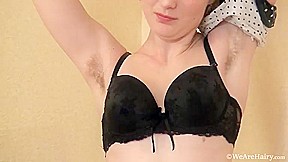 Madison Young gets off on the bed - Compilation - WeAreHairy