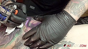 Marie Bossette Deals With a Very Painful Tattoo!