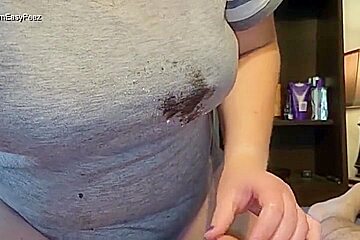 Massive Cum Load Worked From Cock By Wifey Then Some Kinky Wet Pee Games And Golden Showers!