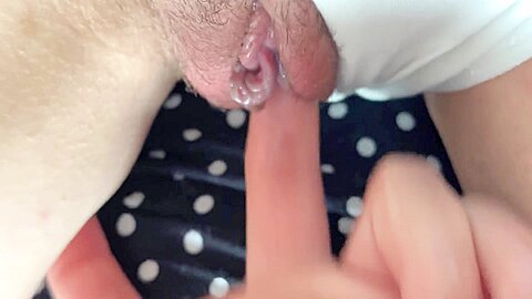 Masturbate Fingering Hairy Dripping Juicy Wet Pussy Close Up