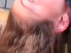 Mesmerizing girlie is playing with her nice vibrator