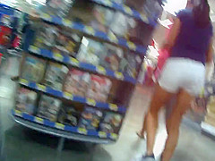 Milf in gray tights