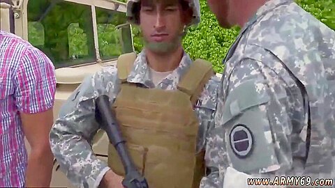 Military Teachers Teach Banging Twink And Straight Army Men With Huge